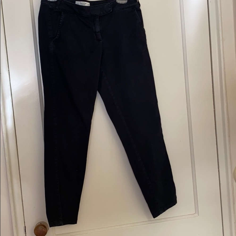 Abercrombie & Fitch navy slim ankle pants  size: 4 - Picture 2 of 11